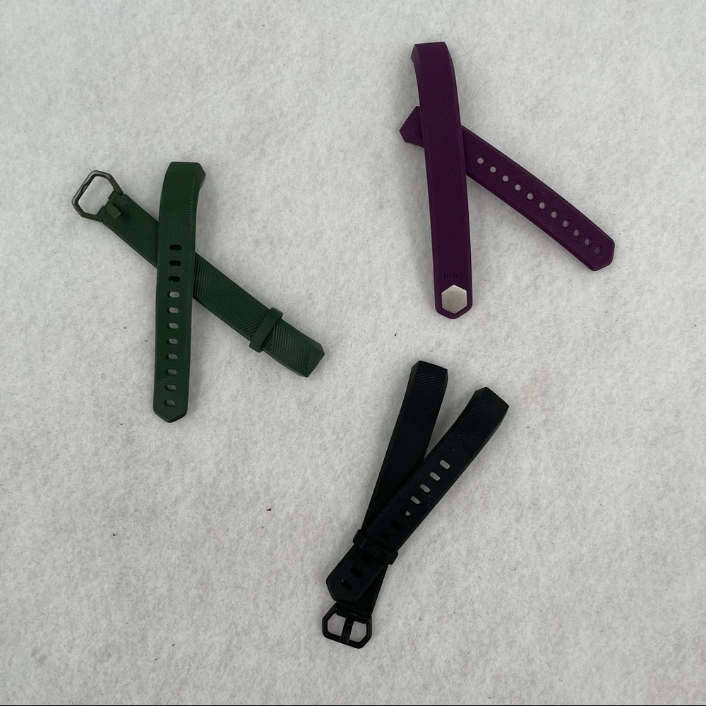 FITBIT Alta H Purple band is Fitbit brand Black & Green Geak Fitbit compatible